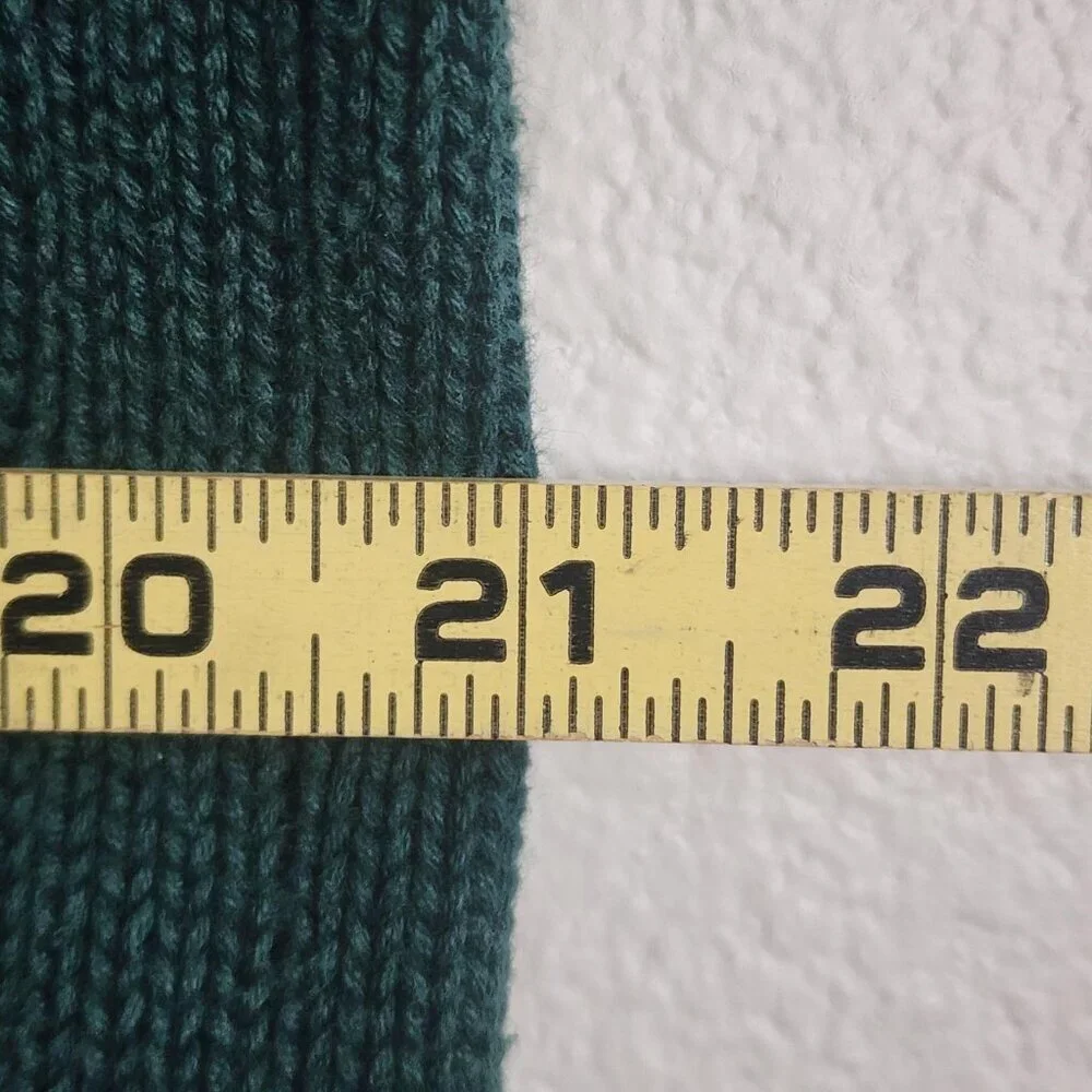 Polo Ralph Lauren Sweater Mens Large Green Cable Knit Golf Crest Shield Cotton